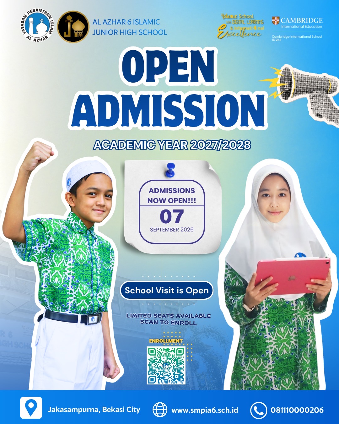 Open Admission 2027/2028: Begin Your Journey at Al-Azhar 6