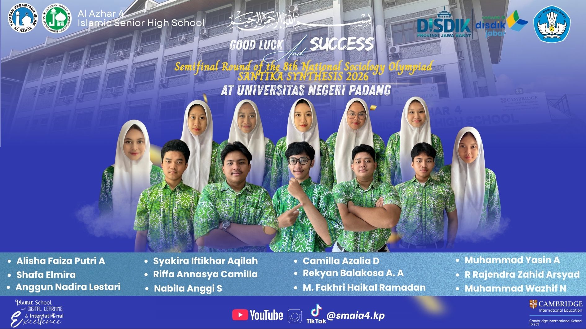 Semifinal Round of the 8th National Sociology Olympiad SANTIKA SYNTHESIS 2026