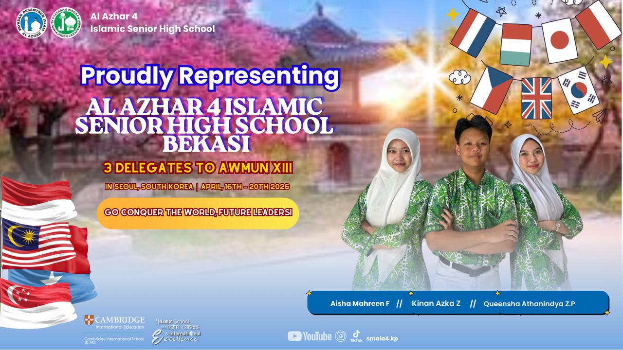 Students of SMAIA 4 Bekasi Represent Indonesia at AWMUN XIII Seoul 2026