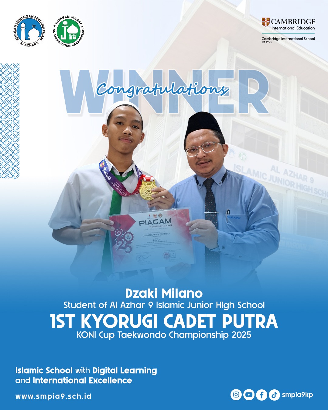 1ST KYORUGI CADET PUTRA KONI Cup Taekwondo Championship 2025