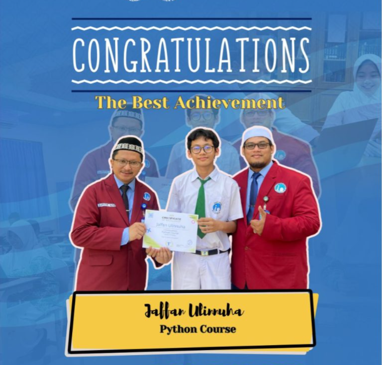 Jafan Ulinnuha Raih Juara Python Course