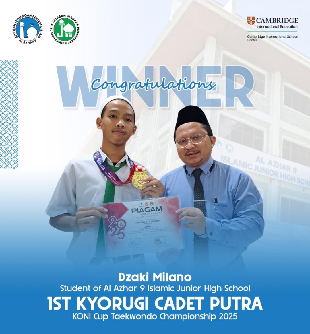 The 1st Place in the Kyorugi Cadet Putra KONI Cup Taekwondo Championship 2025