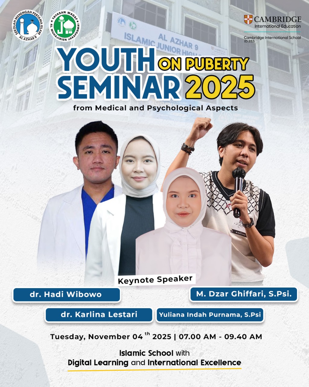 Youth on Puberty Seminar 2025 for Grade 8