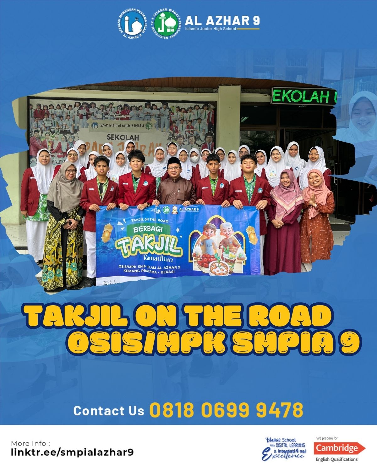 Takjil on the Street by OSIS/MPK Al Azhar 9 Islamic JHS