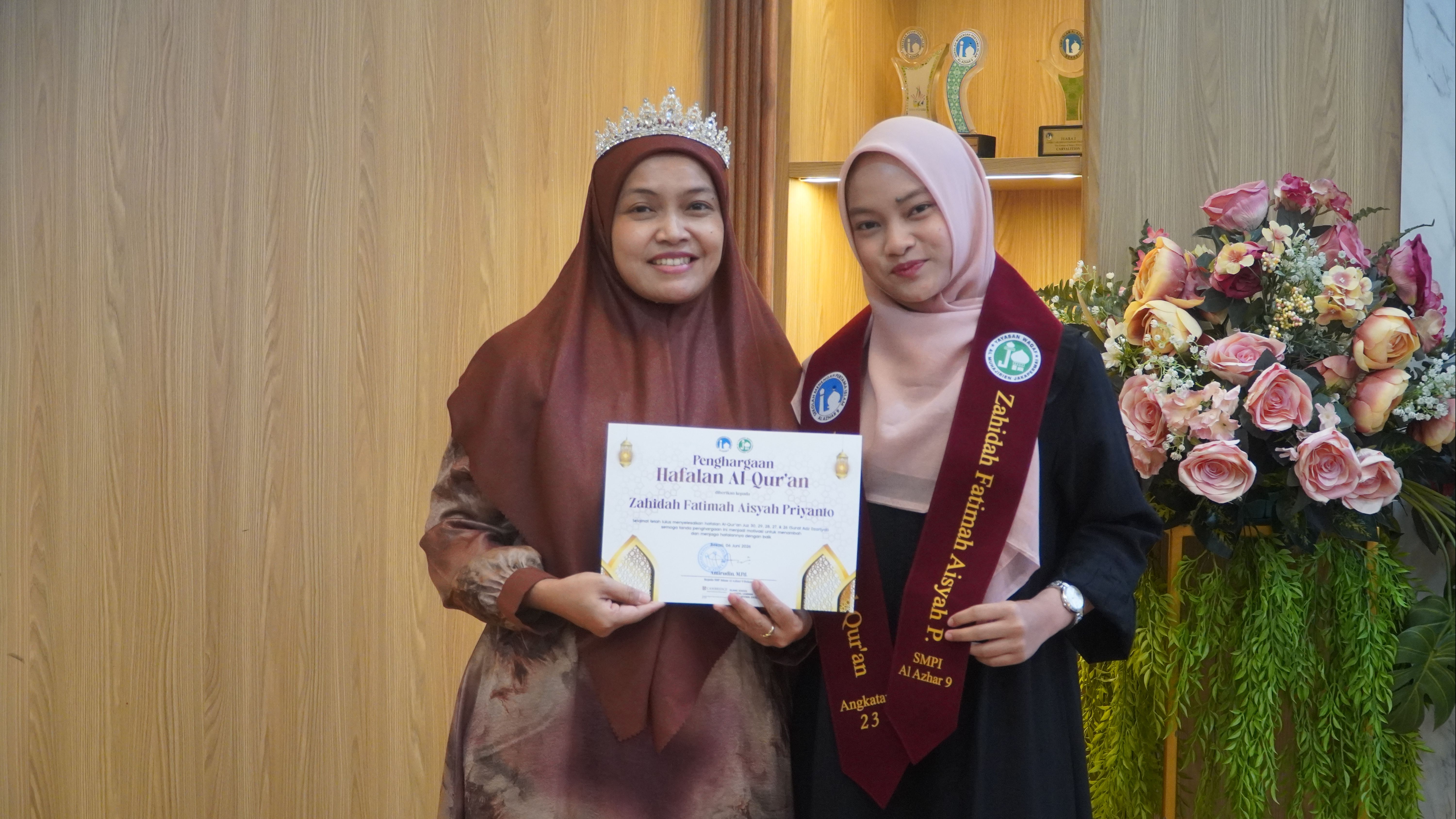 Tahfidz Graduation Ceremony of the 23rd Cohort: Achieving Excellence, Upholding the Noble Values of the Holy Quran