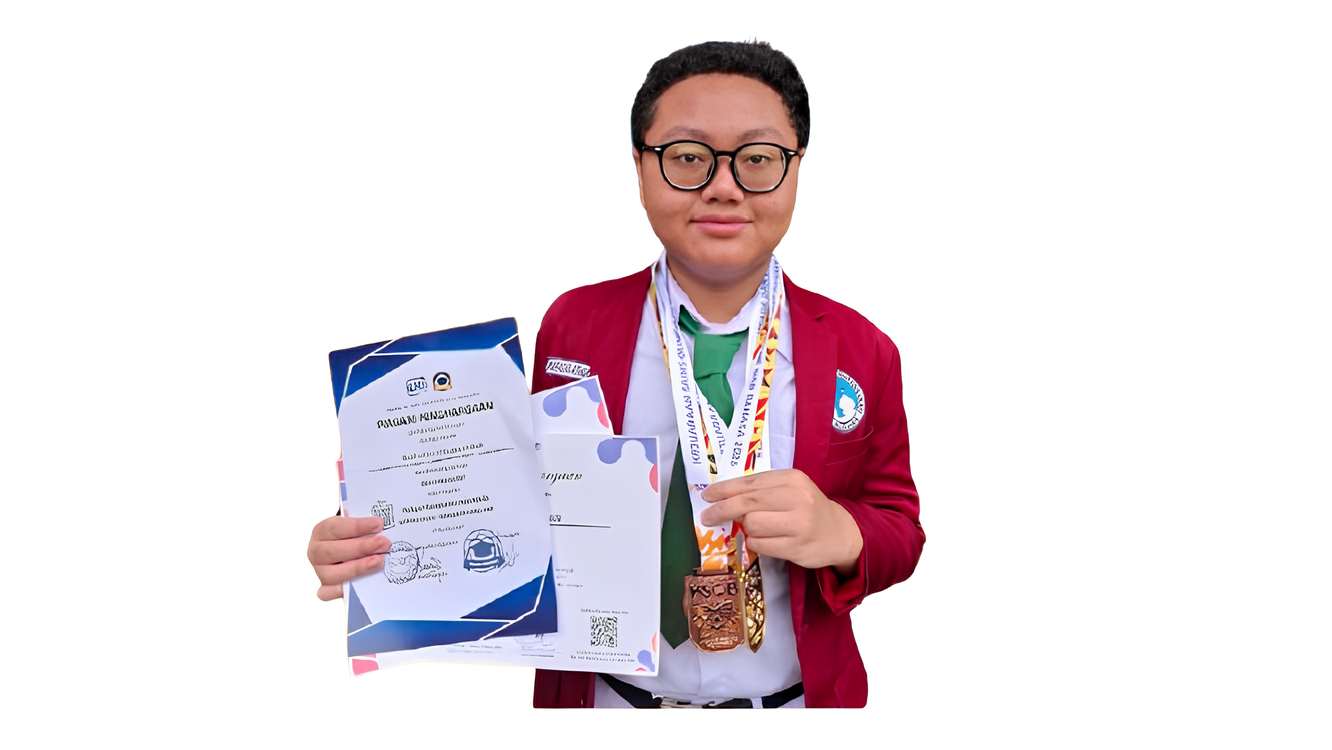 Raffasya Atharrayan Wins Gold and Bronze Medals at a National Olympiad