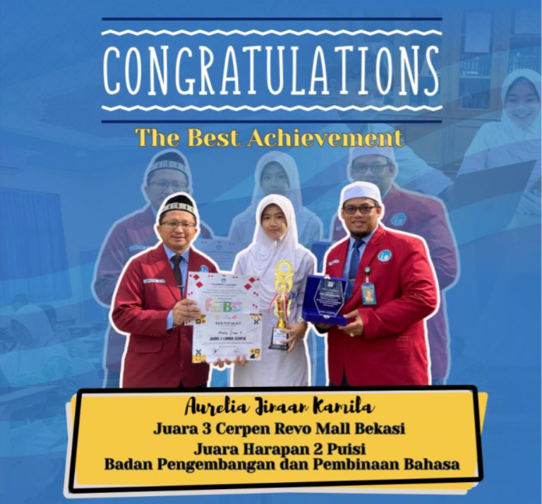 3rd place in the short story competition at Revo Mall Bekasi and 2nd honorable mention in the poetry competition organized by the Agency for Language Development and Fostering