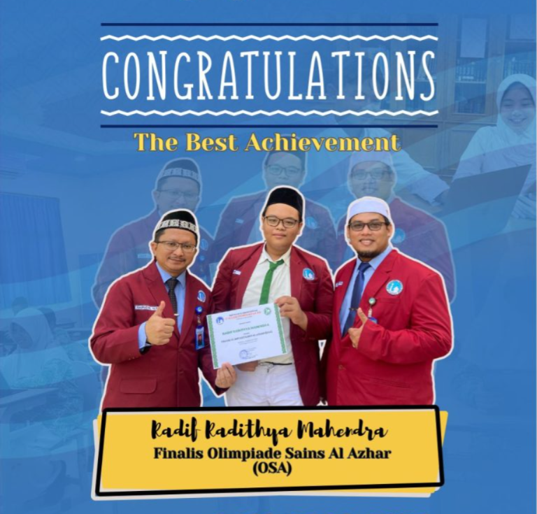 Radif Radithya Mahendra Wins a Special Award in Social Sciences at the Olympiad of Science Al Azhar (OSA) XVII 2025