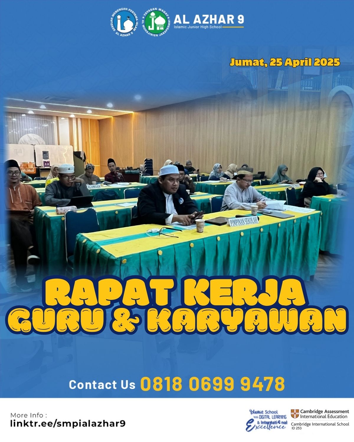 Teachers and Staff Work Meeting