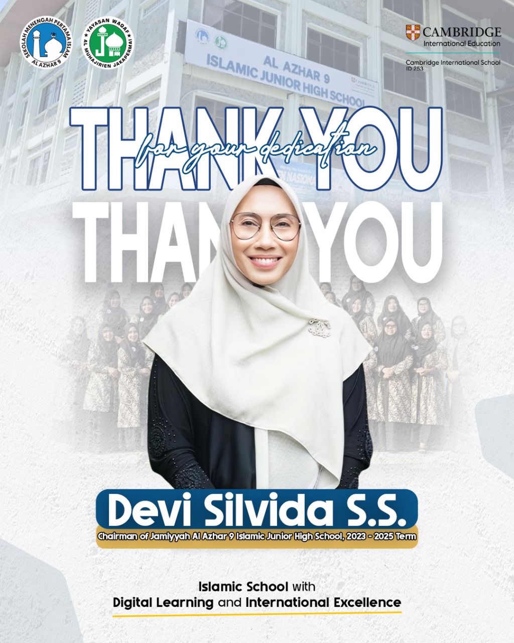 Jamiyyah Chairperson Mrs. Devi Silvida, S.S. for the 2023–2025 term