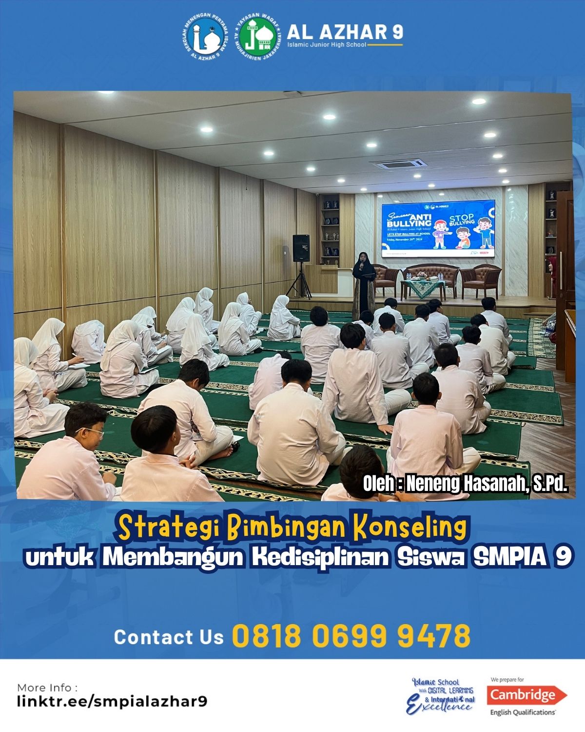 Strategi Bimbingan Konseling untuk Membangun Kedisiplinan