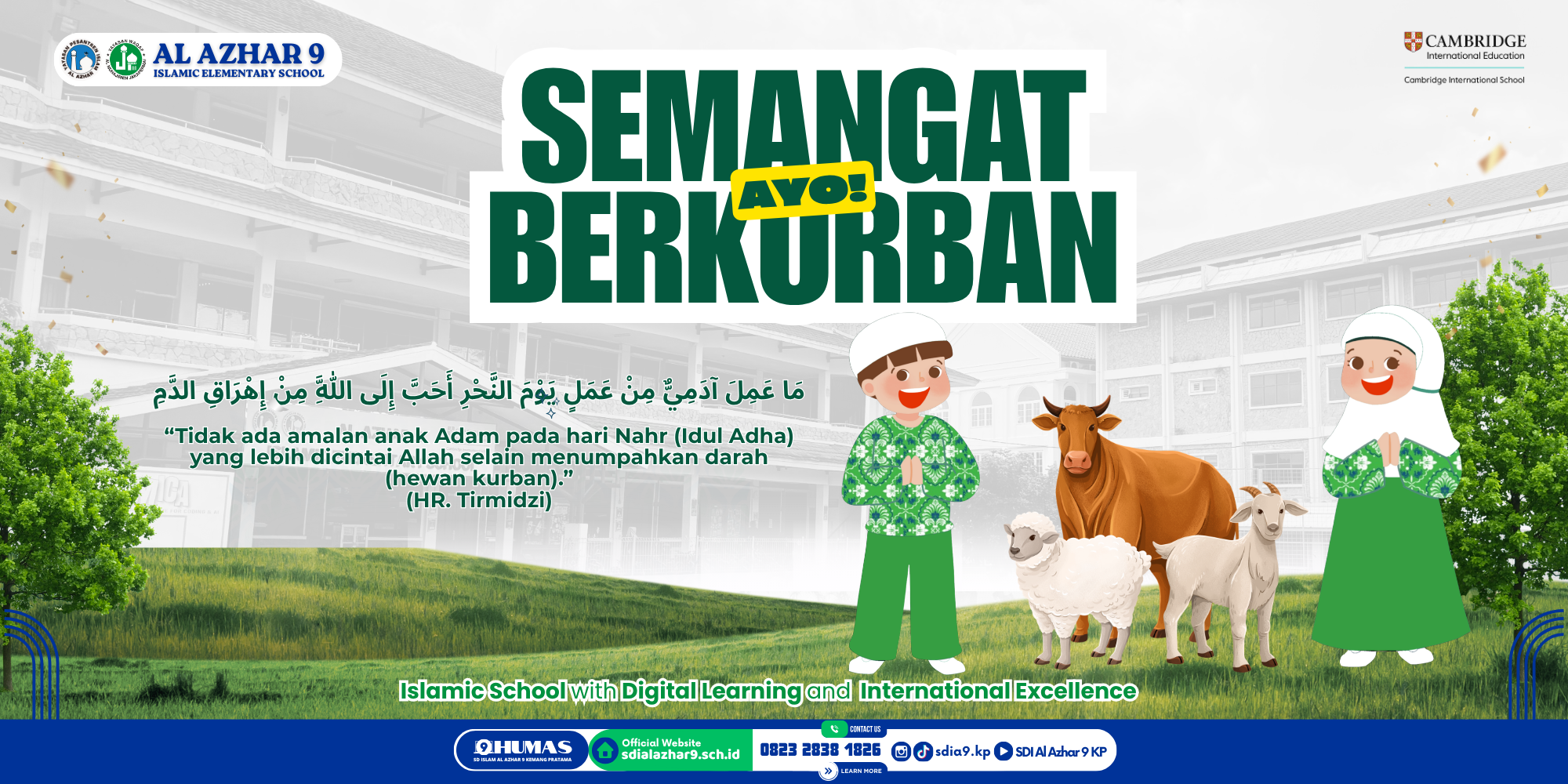 Celebrate Eid al-Adha by Sharing Blessings Qurban Program 1447 H at Al Azhar 9 IES Bekasi