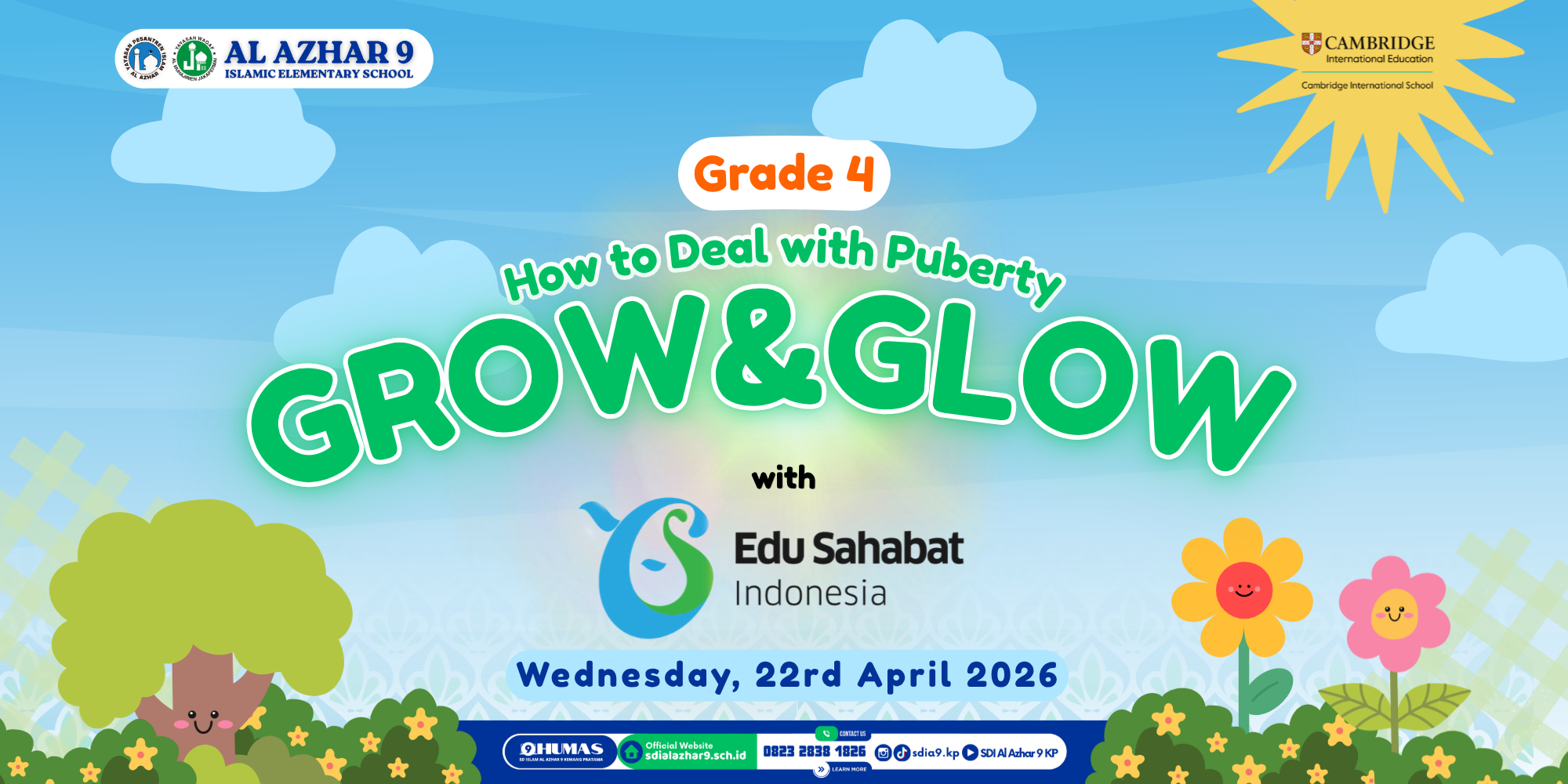 Puberty Seminar (Pubernas) for Grade 4 at Al Azhar 9 IES Bekasi: Building Awareness and Confidence in Students