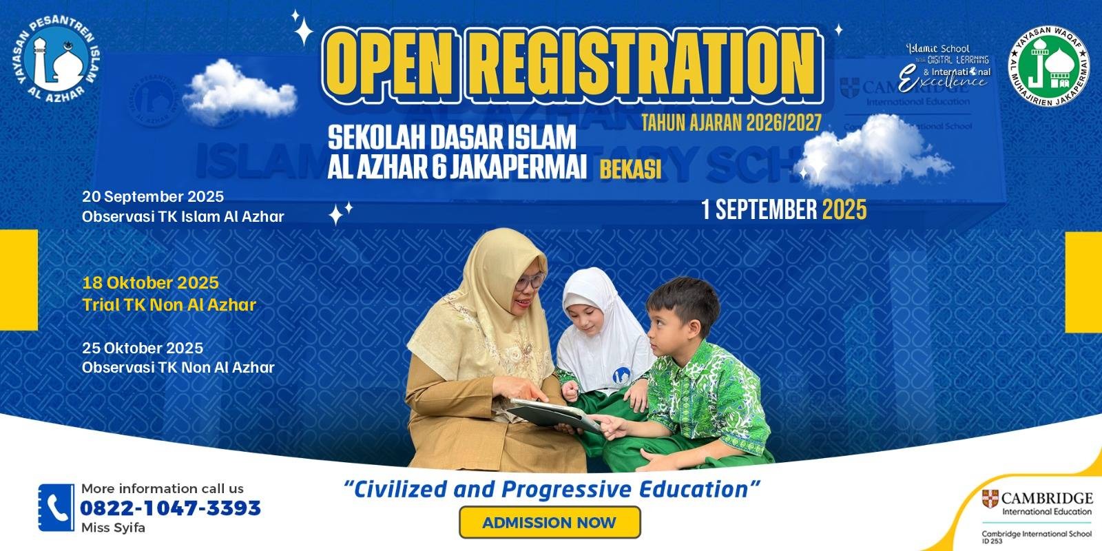 School Admission - Batch 3 March 2026