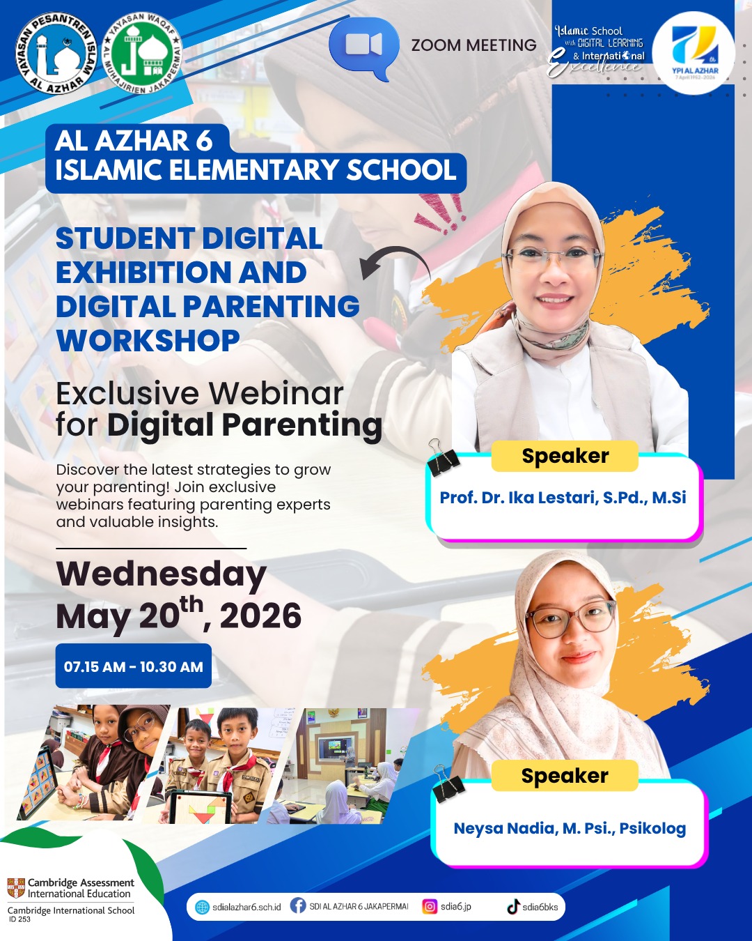 Student Digital Exhibition & Digital Parenting Workshop 💻✨